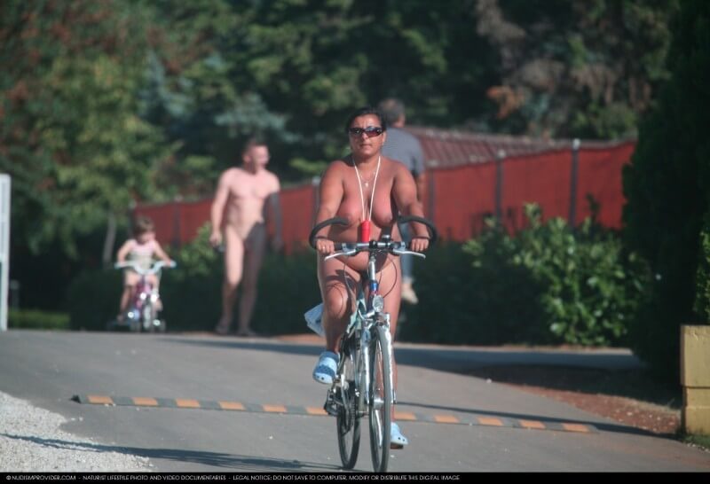 Naturists Road Biking pics - Nudism and naturism help overcome prejudices and fears related to physical appearance