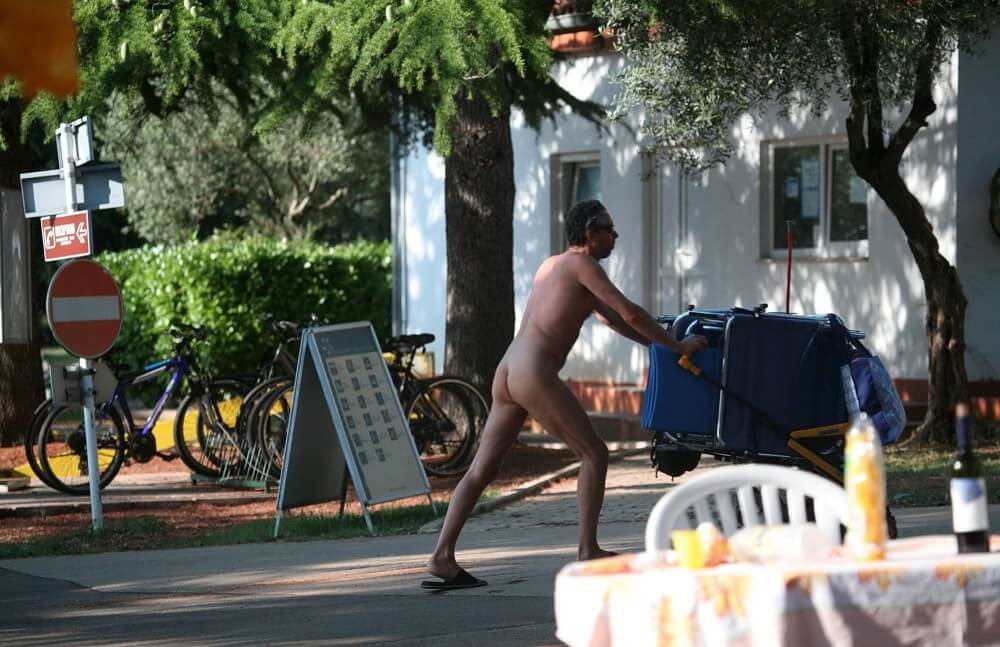 Park Side Street Pass-Bys photos - Naturism and Environmental Awareness