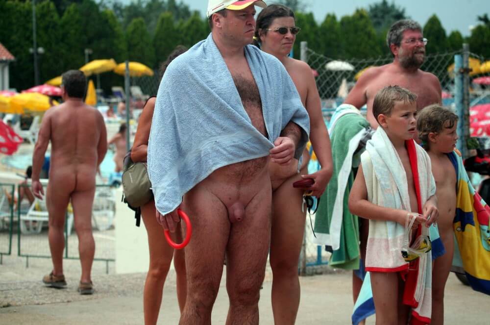 Naturist Pool Resort Exits photos - The practice of nudism fosters trust and honesty