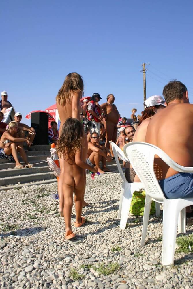 Naturist Standing Sideline - Freedom of choice allows one to be oneself and to be a naturist