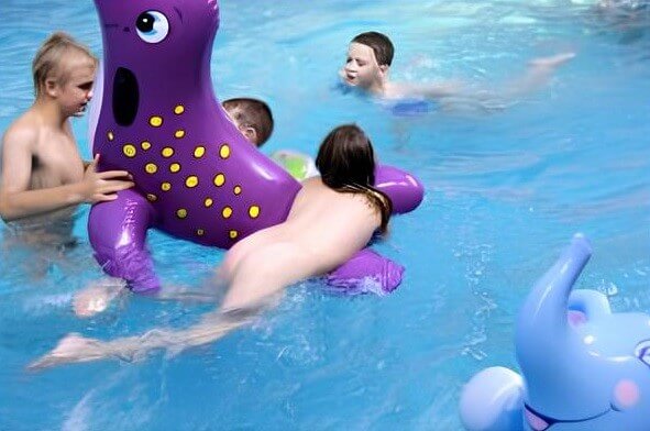 Indoor Waterside Day photo gallery - Physical freedom is important to many nudists