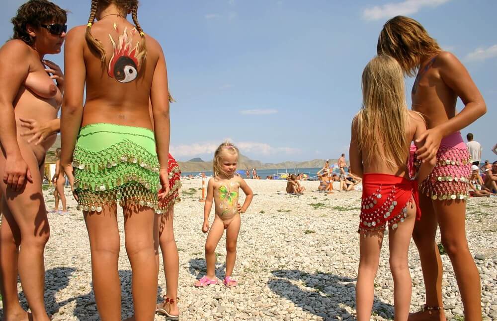 Pageant Model Profile One pics - Growing up on a nudist beach