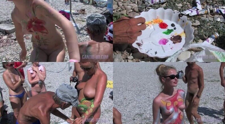 Body Art Festival 2008 Part 1 - People come together in unity with nature to take off their clothes