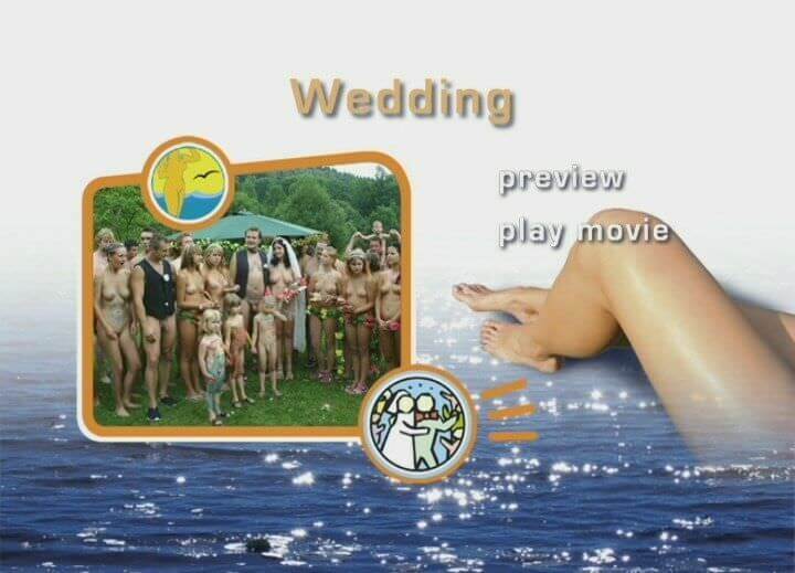 A wedding in a nudist collective - Naturism implies a life free of unnecessary problems