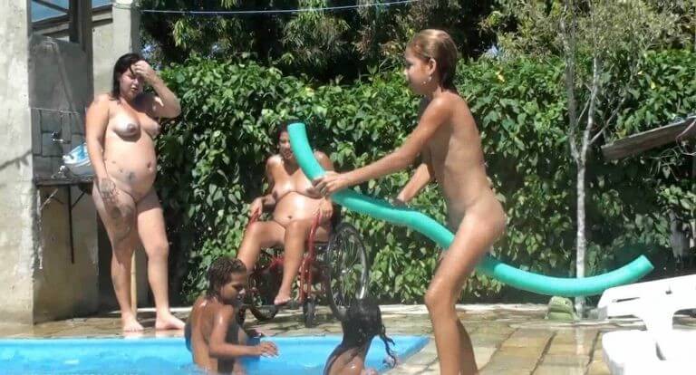 Oceanic Backyard Noon # 1 Full HD - The sacred nature of the nude human form among naturists
