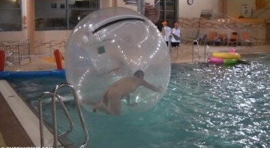 Indoor Water Runners # 2 - Nudism and naturism promote inner happiness and harmony