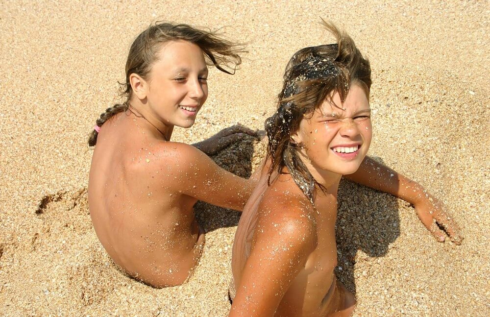Ocean Beach Relaxing Photo Set - Seeks harmony with the rhythms of nature and the environment through nudity