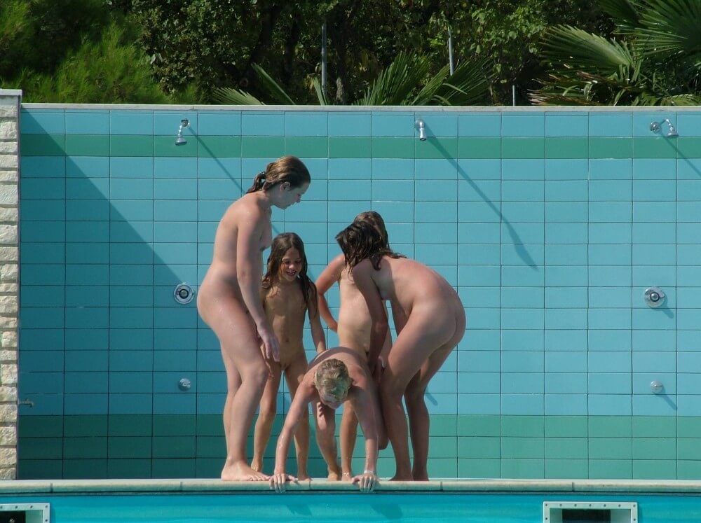 FKK Outdoor Children Pool pics - Nudity is seen as a natural part of life among nudists
