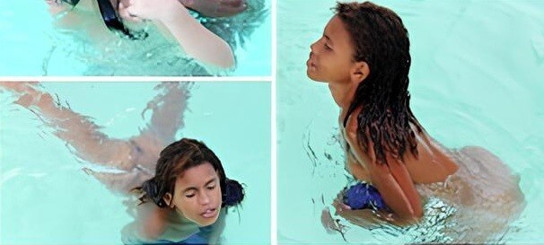 Brazil naturism gallery, Tropic Pool Sunbath 2 - In naturism, people are equal regardless of circumstances