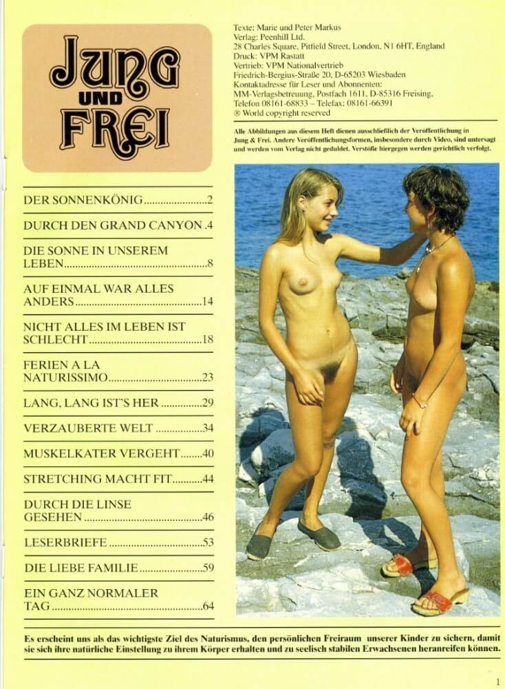 Jung und Frei Nr 76 - Nudity is a part of life and a part of society