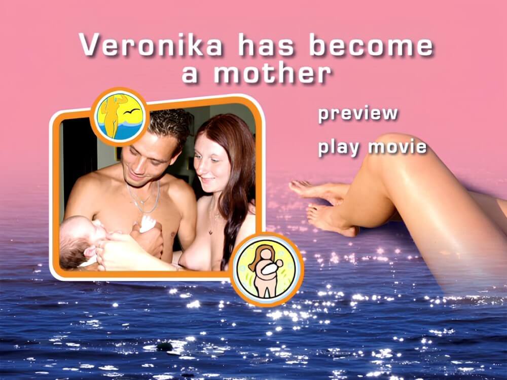 Naturist Freedom: Veronika Has Become a Mother - Nature provides inspiration and energy for the lives of naturists