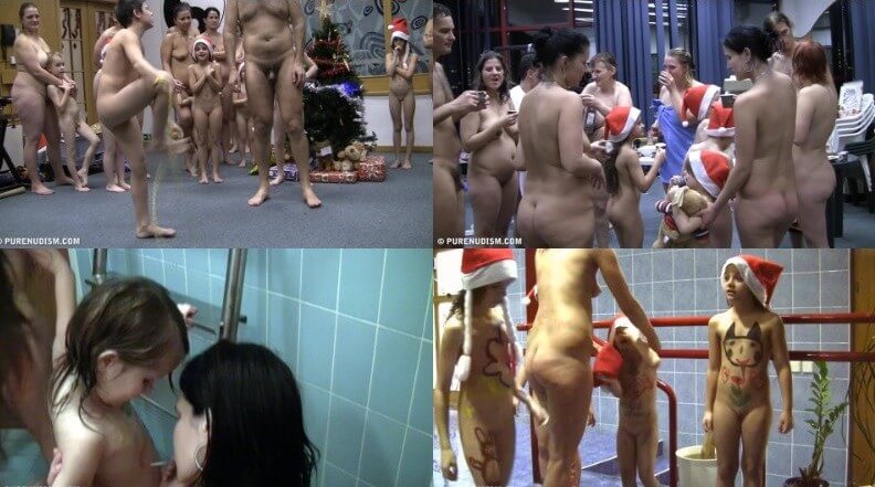 Christmas day Full HD video - Nature and nudism are the best home for a person