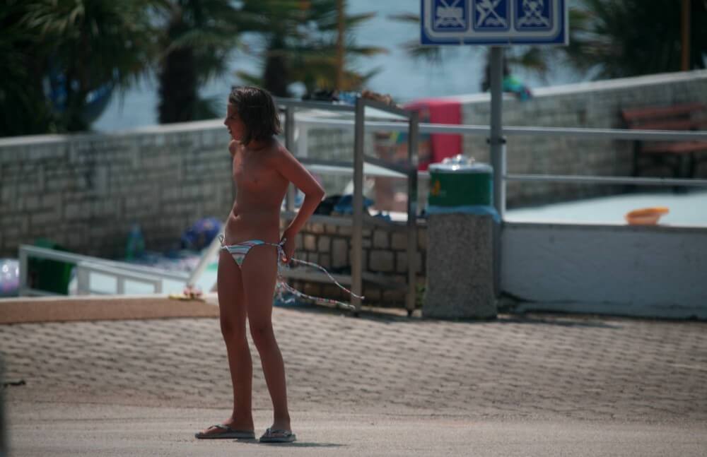 Naturist Pool Walkaround pics - Peace and tranquility are important values for advocates of naturism and nudism