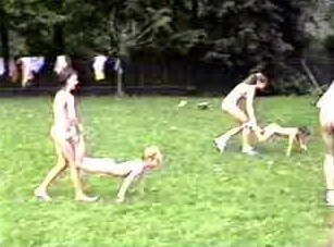 A nudist gathering at the stadium and sports - For those who want to officially become nudists