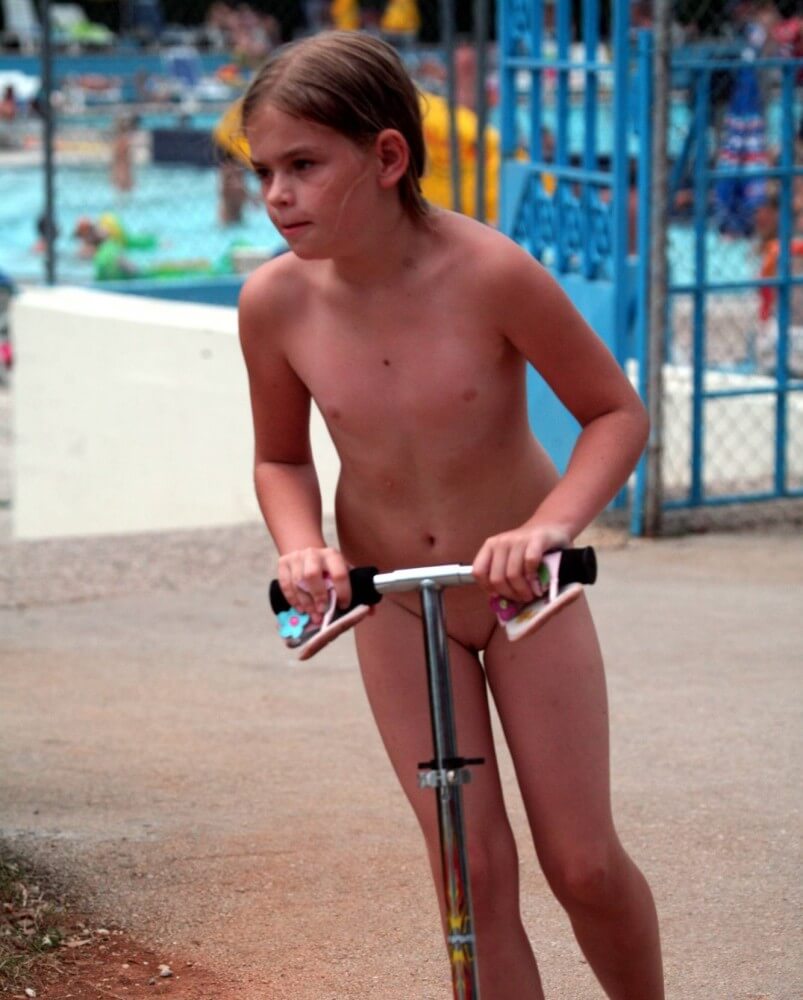 Pool-Side Naturist Scooter pics - This movement helps people understand that the naked body is not an object for judgment or condemnation