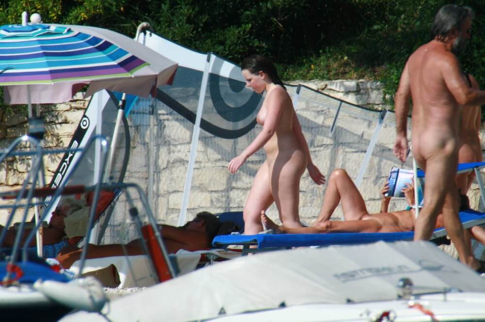 Girl Daytime Bath - These movements promote an open attitude toward nudity without sexual connotations