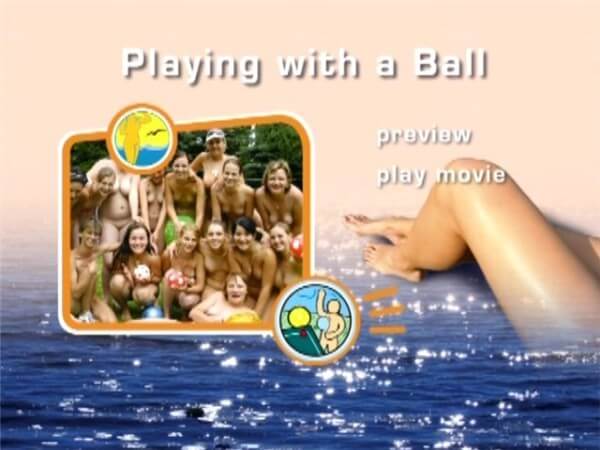 Naturist Freedom: Playing with a ball - A spontaneous movement toward nudity
