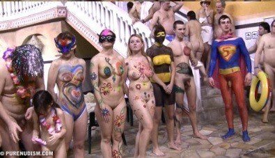 Body paint award lines Full HD - Nudism and naturism as a philosophy of life are deeply rooted in respect
