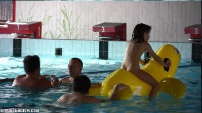 Floating On Our Rafts 1 - Naturism teaches respect for ones body and its beauty