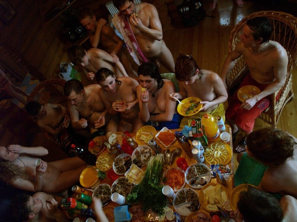 Family Valentines Dinning pics - Nudism and Respect for Nature and the Environment