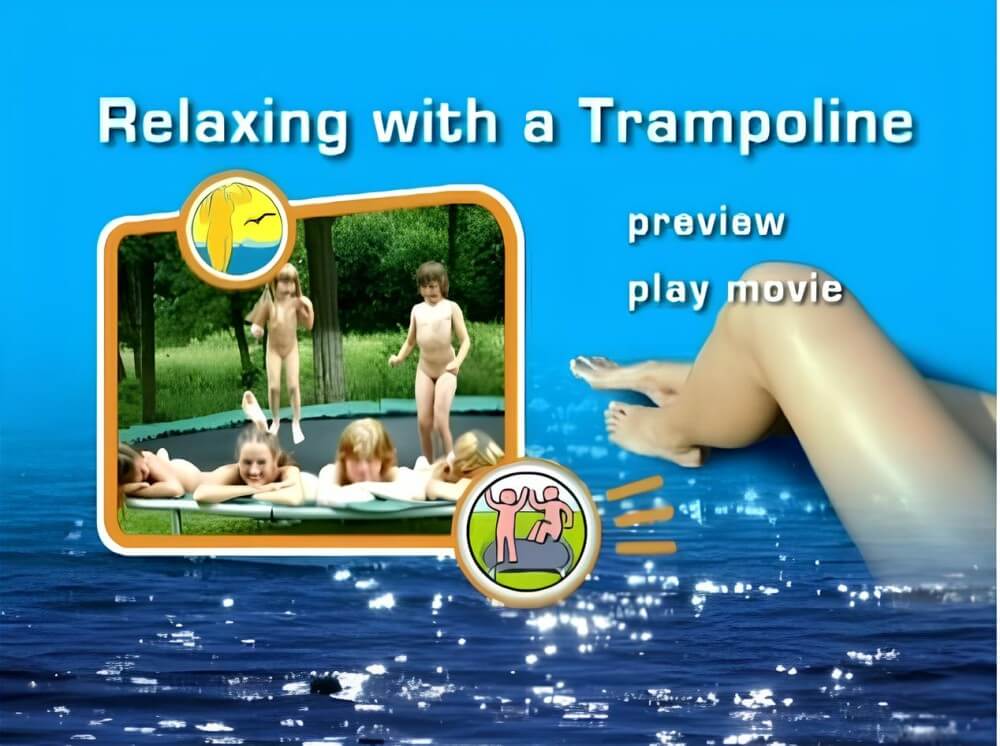 Naturist Freedom: Relaxing with a trampoline DVD - Nudism helps overcome prejudices and fears
