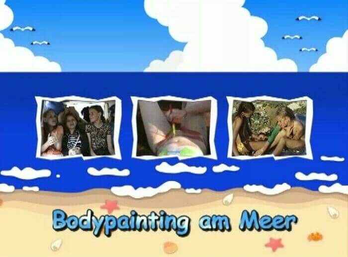 Naturistin: Bodypainting am Meer - Living in harmony with nature is a defining characteristic of the naturist and nudist community