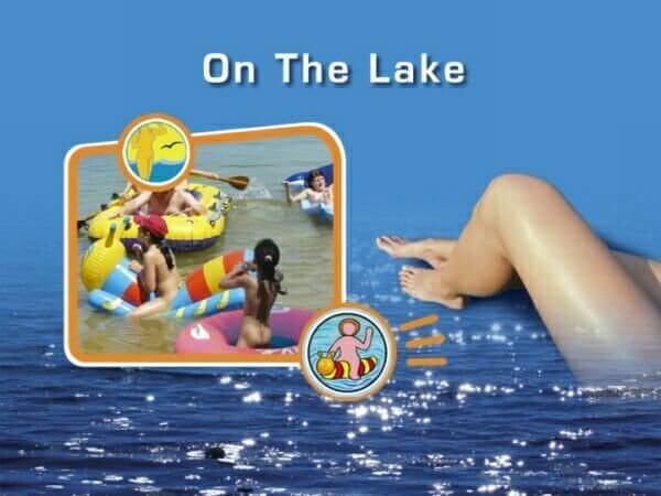 Naturist Freedom: On the lake - Wearing less clothing is fashionable