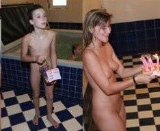Naturists celebrates birthday photos - Nudism helps overcome prejudices and fears