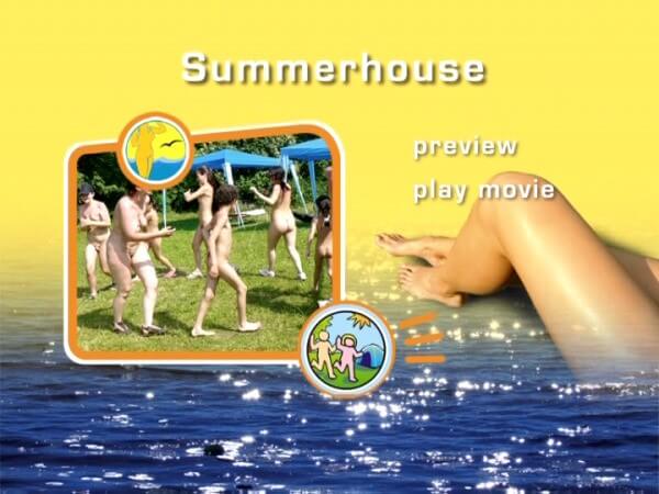 Naturist Freedom: Summer house DVD - Undressing is permissible only within ones own community