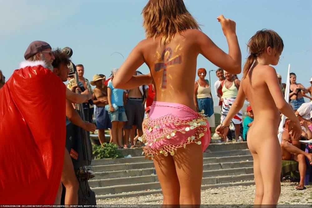 Colorful Carnival Dancing photos - Striving for harmony and peace of mind is the essence of naturism